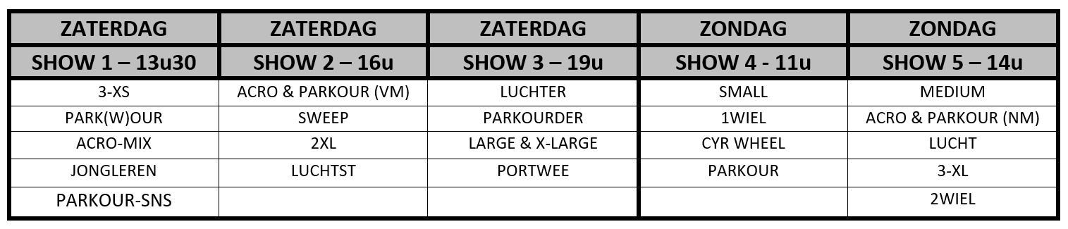 shows